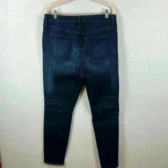 GAP Denim Women’s Jeans Size 16/33R Dark Wash High Rise Skinny/Leggings - Picture 4 of 8